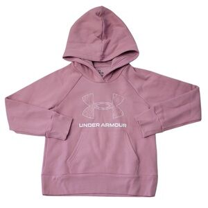 UNDER ARMOUR GIRLS PINK HOODIE